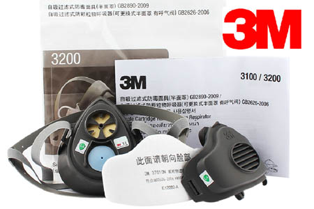 正品3M防毒面具3200購(gòu)買就找上海鋌和